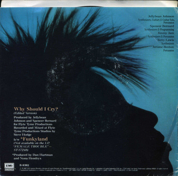 7": Nona Hendryx - Why Should I Cry?