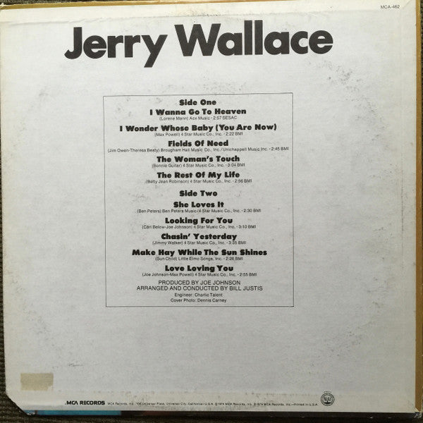 Jerry Wallace - I Wonder Whose Baby (You Are Now) / Make Hay While The Sun Shines