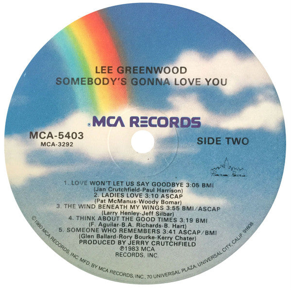 Lee Greenwood - Somebody's Gonna Love You