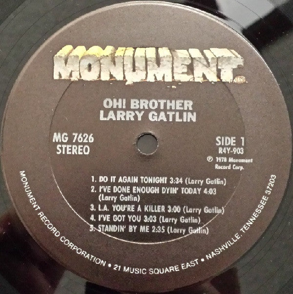 Larry Gatlin - Oh! Brother