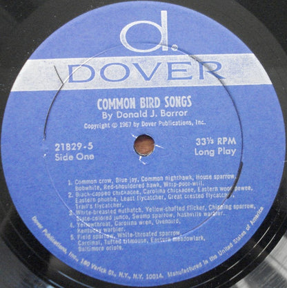 Donald J. Borror - Common Bird Songs