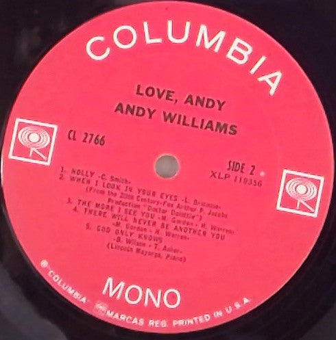 Andy Williams - Love, Andy