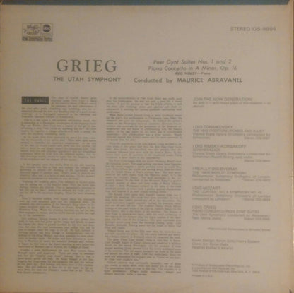 Utah Symphony Orchestra, Maurice de Abravanel - I Dig Grieg - Piano Concerto Peer Gynt Suites