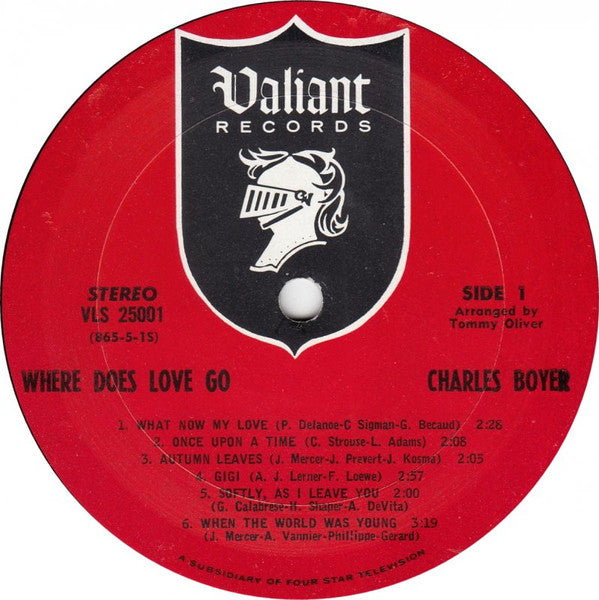 Charles Boyer - Where Does Love Go