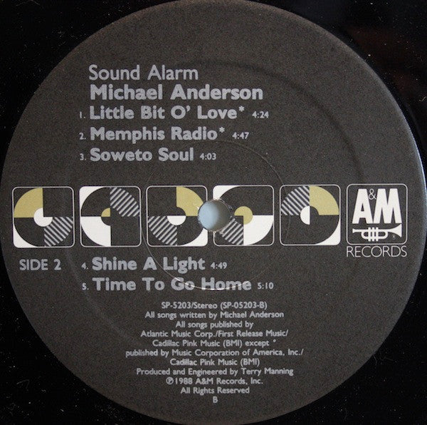 Michael Anderson (5) - Sound Alarm