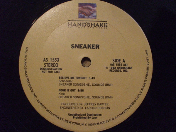 12" Single: Sneaker - Sneaker