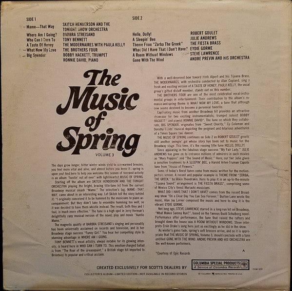 Various - The Music Of Spring Volume 3