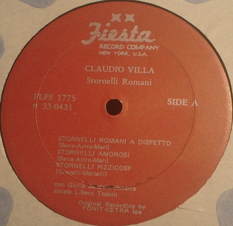 Claudio Villa - Stornelli Romani