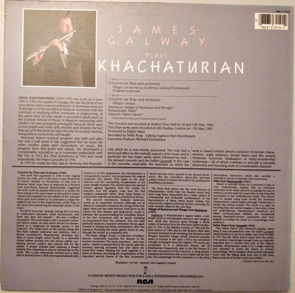 James Galway - James Galway Plays Khachaturian