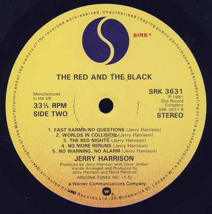 Jerry Harrison - The Red And The Black