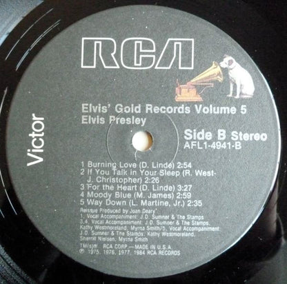 Elvis Presley - Elvis' Gold Records Volume 5