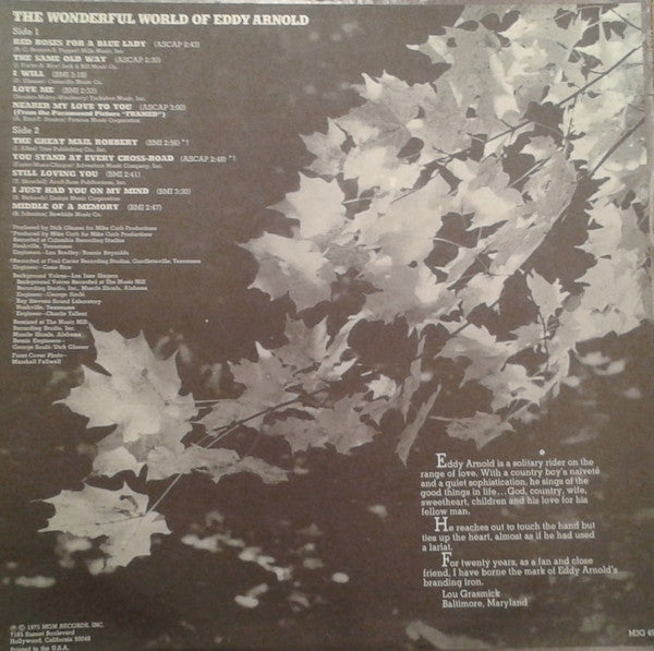 Eddy Arnold - The Wonderful World Of Eddy Arnold
