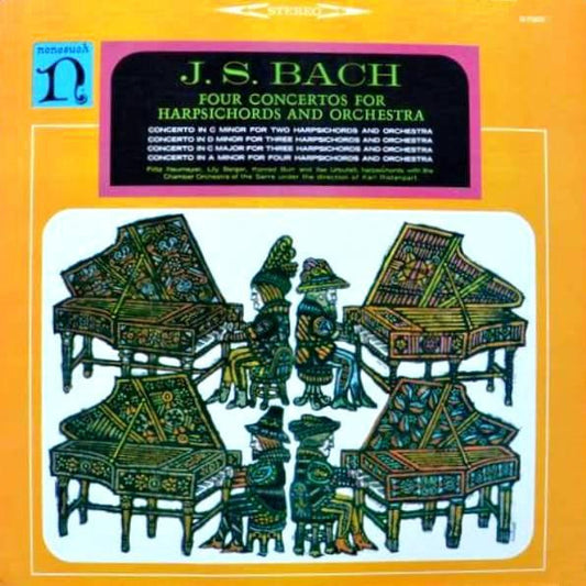 Johann Sebastian Bach - Four Concertos For Harpsichords And Orchestra