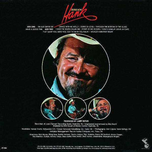 Hank Thompson - Brand New Hank