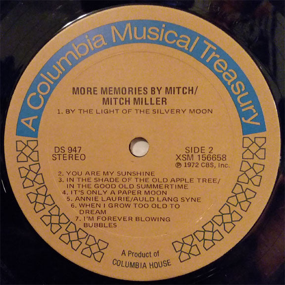 Mitch Miller - Moonlight And Roses / More Memories By Mitch