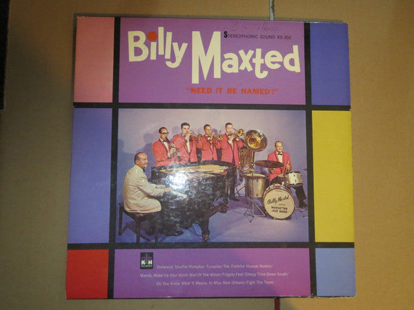 Billy Maxted's Manhattan Jazz Band - Need It Be Named?