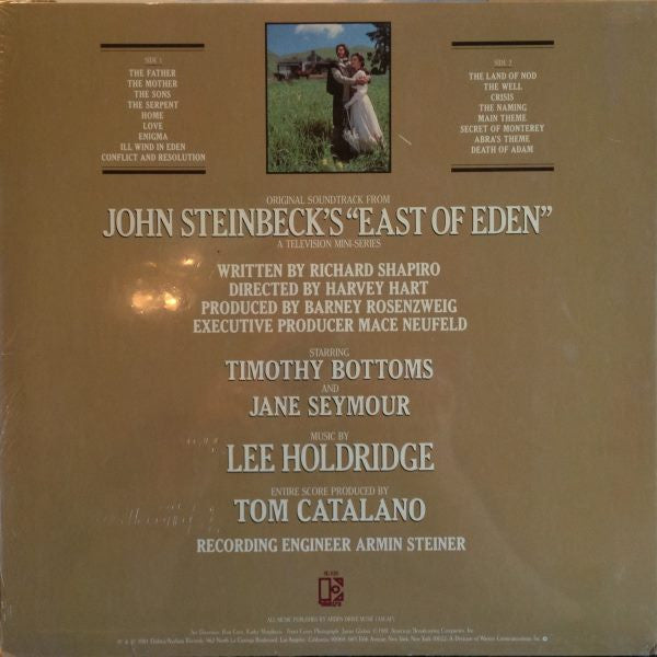 Lee Holdridge, Gianfranco Plenizio - John Steinbeck's East Of Eden: A Television Mini-Series (Original Television Soundtrack)