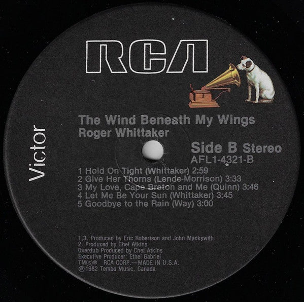 Roger Whittaker - The Wind Beneath My Wings