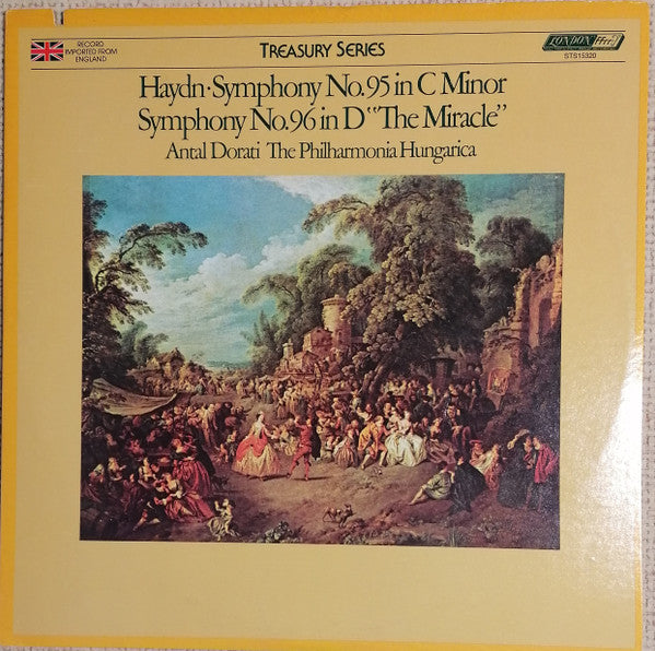 Joseph Haydn, Philharmonia Hungarica, Antal Dorati - Symphony No. 95 In C Minor / Symphony No. 96 In D "The Miracle"