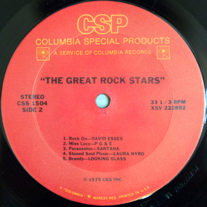 Various - The Great Rock Stars