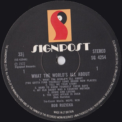 Bob Ruzicka - What The World's All About