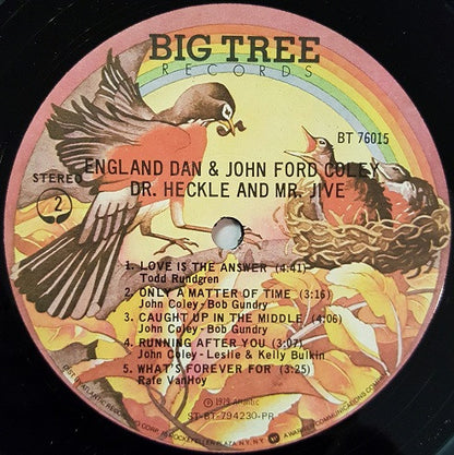 England Dan & John Ford Coley - Dr. Heckle And Mr. Jive