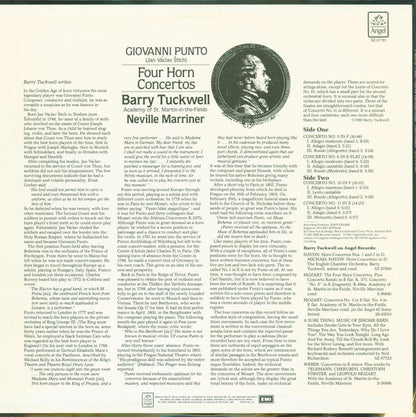 Sir Neville Marriner, The Academy Of St. Martin-in-the-Fields, Jan Václav Stich-Punto, Barry Tuckwell - Four Horn Concertos