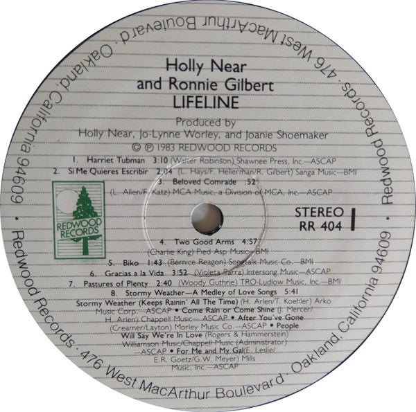 Holly Near, Ronnie Gilbert - Lifeline