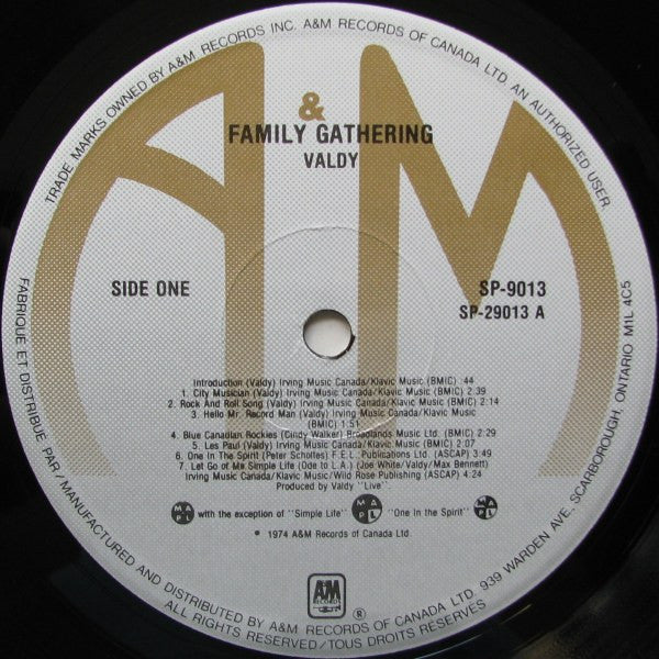 Valdy - Family Gathering