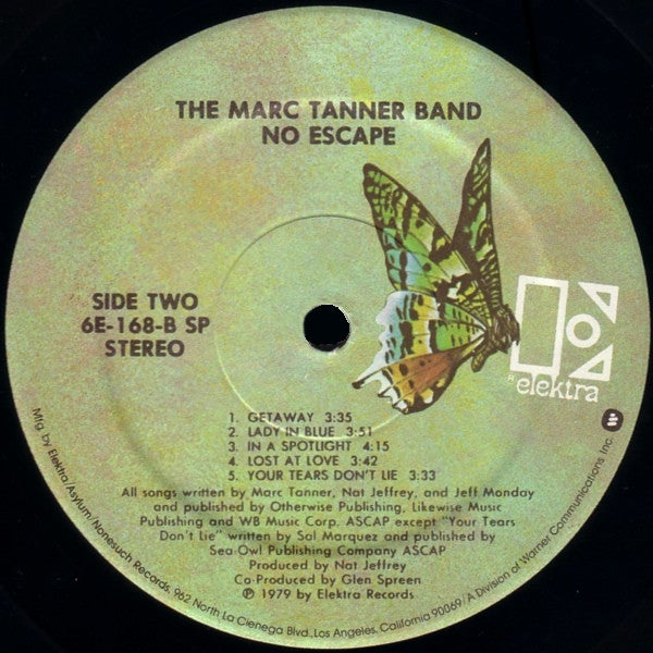 The Marc Tanner Band - No Escape