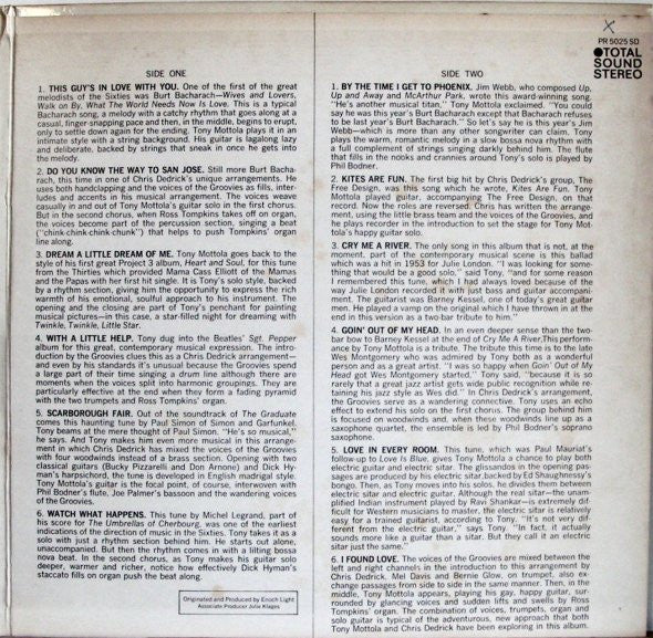 Tony Mottola, The Groovies - Warm, Wild & Wonderful