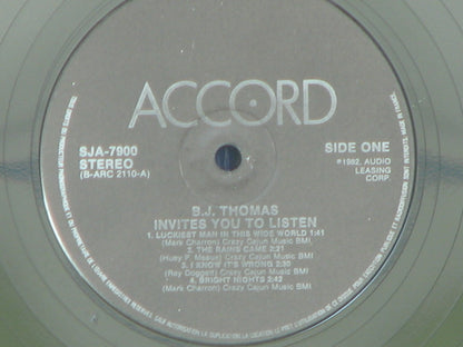 B.J. Thomas - B.J. Thomas Invites You To Listen