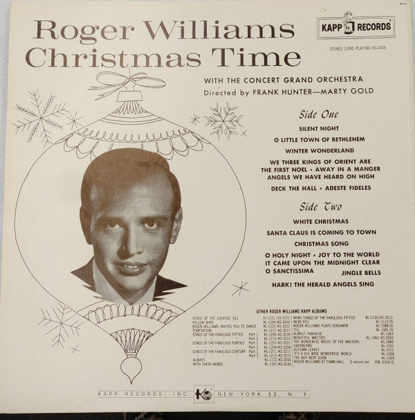 Roger Williams (2), The Concert Grand Orchestra - Christmas Time