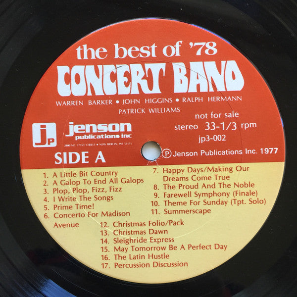 Various - The Best of '78 Concert Band Jazz Ensemble