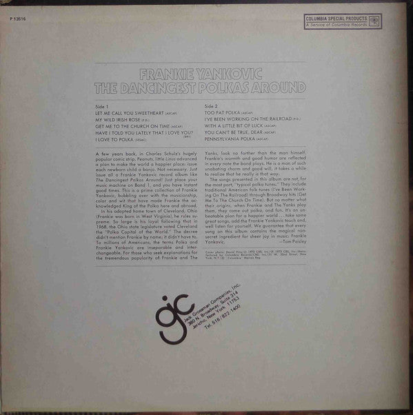 Frank Yankovic - The Dancingest Polkas Around