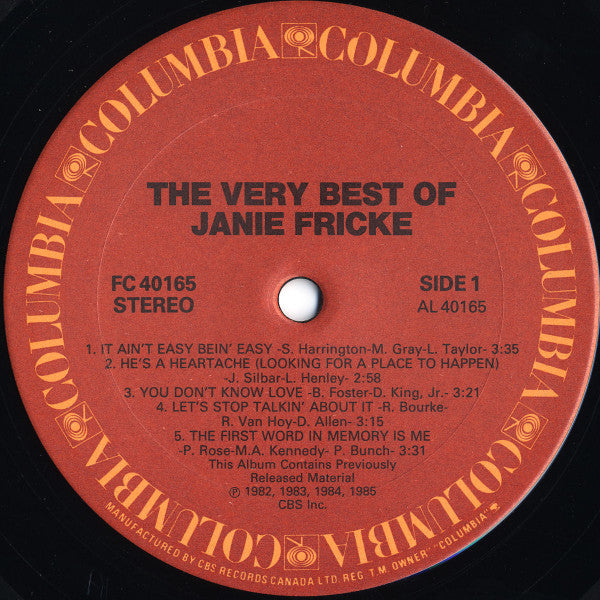 Janie Fricke - The Very Best Of Janie