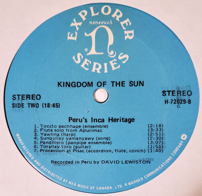 David Lewiston - Kingdom Of The Sun - Peru's Inca Heritage