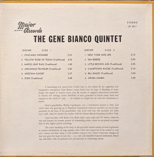 The Gene Bianco Quintet - The Gene Bianco Quintet