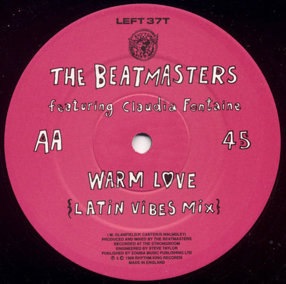 12" Single: The Beatmasters - Warm Love