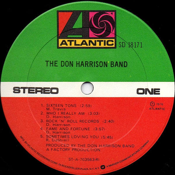 The Don Harrison Band - The Don Harrison Band