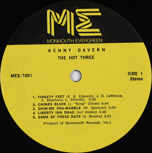 Kenny Davern - The Hot Three