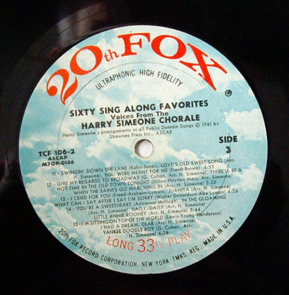 The Harry Simeone Chorale - Sixty Sing Along Favorites