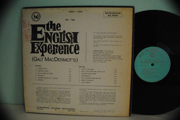 Galt MacDermot - The English Experience