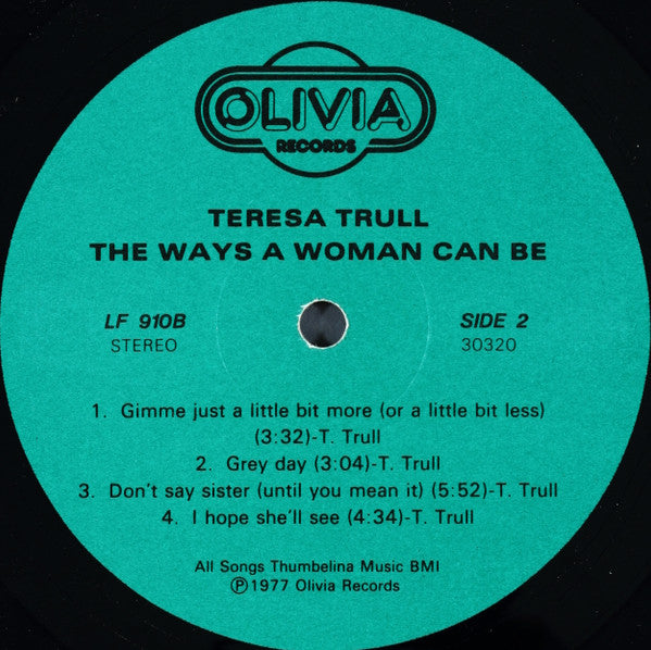 Teresa Trull - The Ways A Woman Can Be