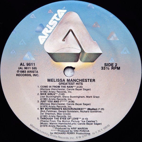 Melissa Manchester - Greatest Hits