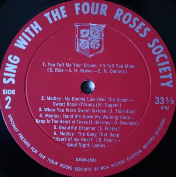 Four Roses Society - Sing With The Four Roses Society