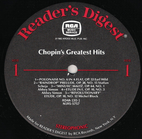 Various - Chopin's Greatest Hits