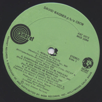 Dave Wagner - d/b/a Crow