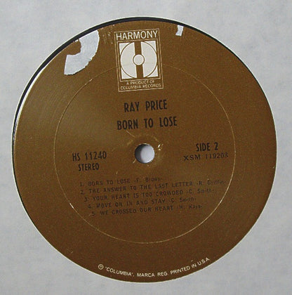 Ray Price - Born To Lose
