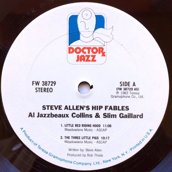 Al Jazzbo Collins, Slim Gaillard - Steve Allen's Hip Fables